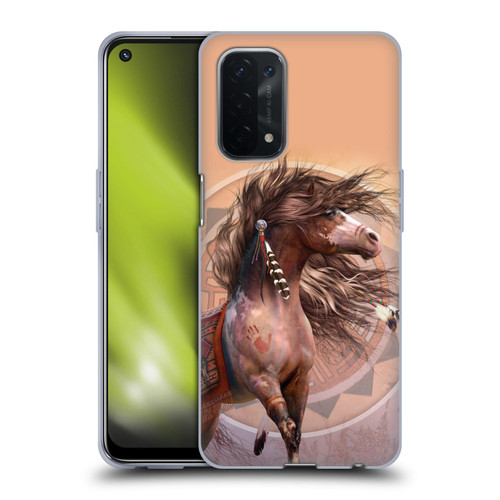 Laurie Prindle Fantasy Horse Spirit Warrior Soft Gel Case for OPPO A54 5G