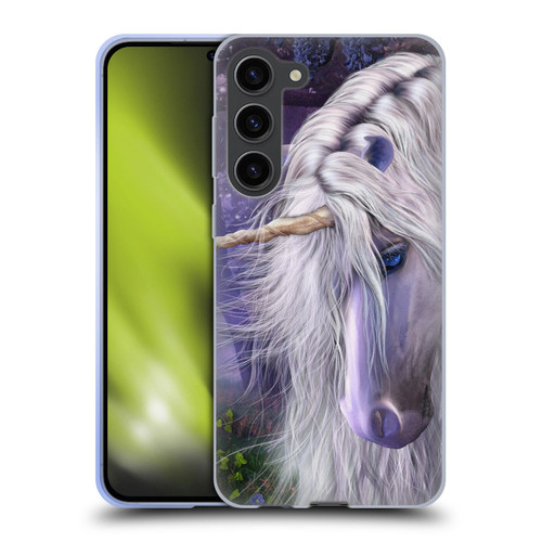 Laurie Prindle Fantasy Horse Moonlight Serenade Unicorn Soft Gel Case for Samsung Galaxy S23+ 5G