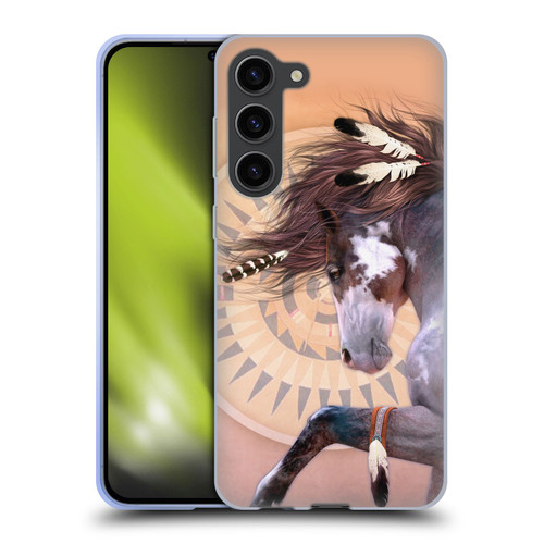 Laurie Prindle Fantasy Horse Native Spirit Soft Gel Case for Samsung Galaxy S23+ 5G