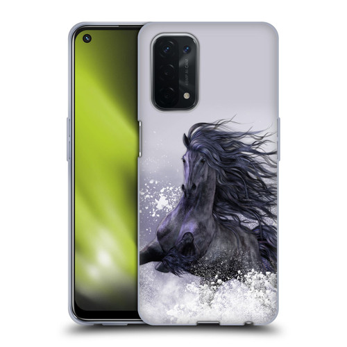 Laurie Prindle Western Stallion Winter Thunder Soft Gel Case for OPPO A54 5G