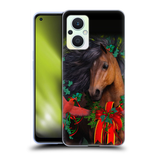 Laurie Prindle Western Stallion A Morgan Christmas Soft Gel Case for OPPO Reno8 Lite