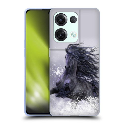 Laurie Prindle Western Stallion Winter Thunder Soft Gel Case for OPPO Reno8 Pro