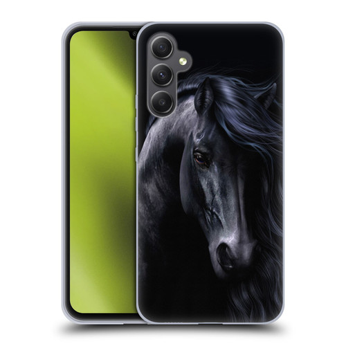 Laurie Prindle Western Stallion The Black Soft Gel Case for Samsung Galaxy A34 5G