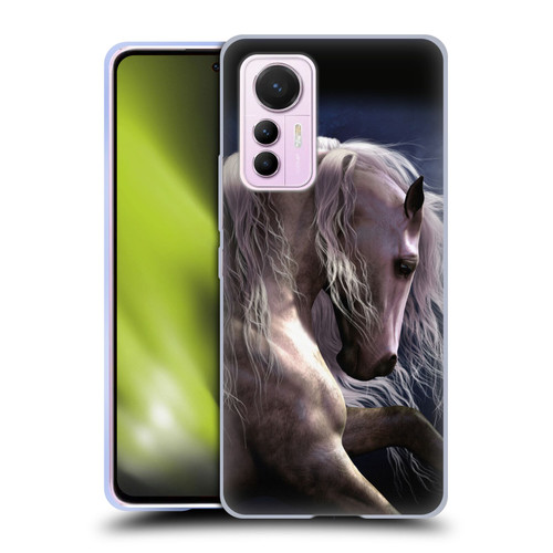 Laurie Prindle Western Stallion Night Silver Ghost II Soft Gel Case for Xiaomi 12 Lite