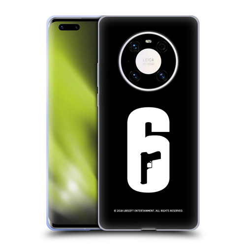 Tom Clancy's Rainbow Six Siege Logos Black And White Soft Gel Case for Huawei Mate 40 Pro 5G