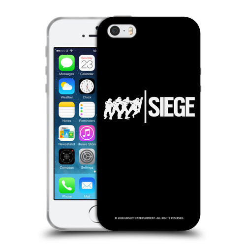Tom Clancy's Rainbow Six Siege Logos Attack Soft Gel Case for Apple iPhone 5 / 5s / iPhone SE 2016