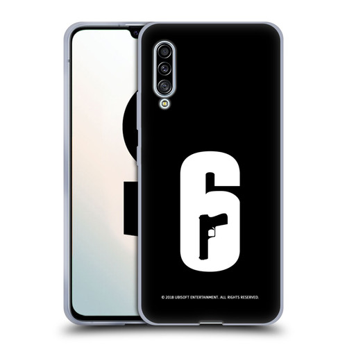 Tom Clancy's Rainbow Six Siege Logos Black And White Soft Gel Case for Samsung Galaxy A90 5G (2019)