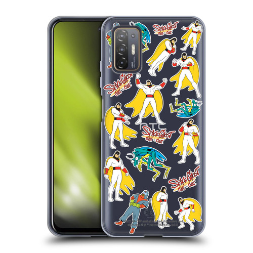 Space Ghost Coast to Coast Graphics Icons Soft Gel Case for HTC Desire 21 Pro 5G