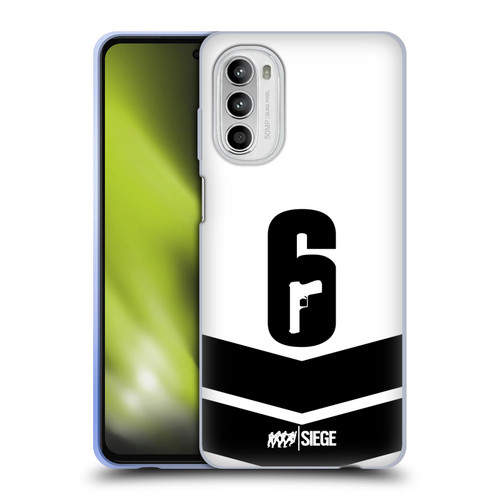 Tom Clancy's Rainbow Six Siege Logo Art Esport Jersey Soft Gel Case for Motorola Moto G52