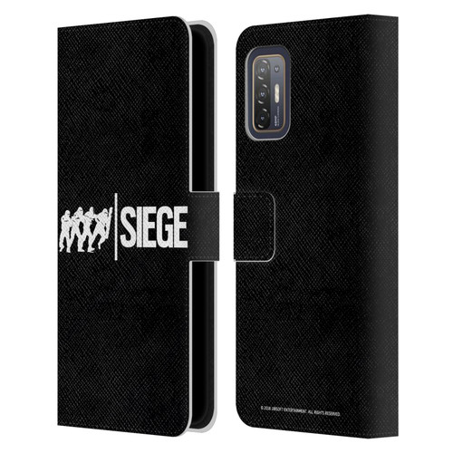 Tom Clancy's Rainbow Six Siege Logos Attack Leather Book Wallet Case Cover For HTC Desire 21 Pro 5G
