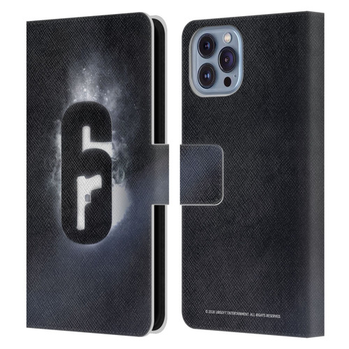 Tom Clancy's Rainbow Six Siege Logos Glow Leather Book Wallet Case Cover For Apple iPhone 14