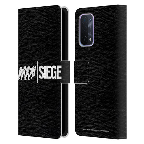 Tom Clancy's Rainbow Six Siege Logos Attack Leather Book Wallet Case Cover For OPPO A54 5G