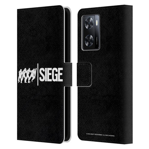 Tom Clancy's Rainbow Six Siege Logos Attack Leather Book Wallet Case Cover For OPPO A57s