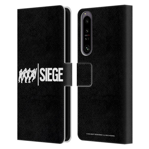 Tom Clancy's Rainbow Six Siege Logos Attack Leather Book Wallet Case Cover For Sony Xperia 1 IV