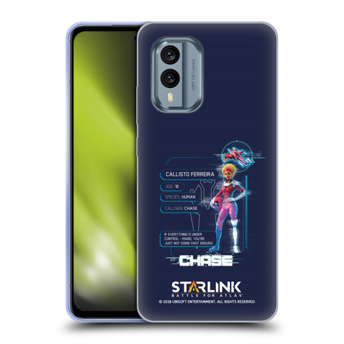 Starlink Battle for Atlas Character Art Chase Soft Gel Case for Nokia X30