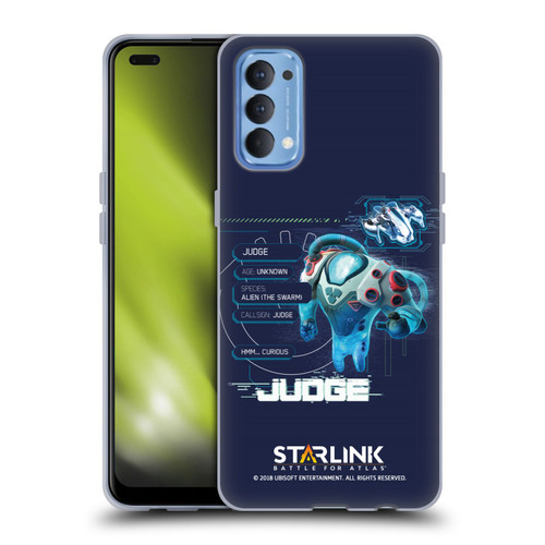 Starlink Battle for Atlas Character Art Judge 2 Soft Gel Case for OPPO Reno 4 5G