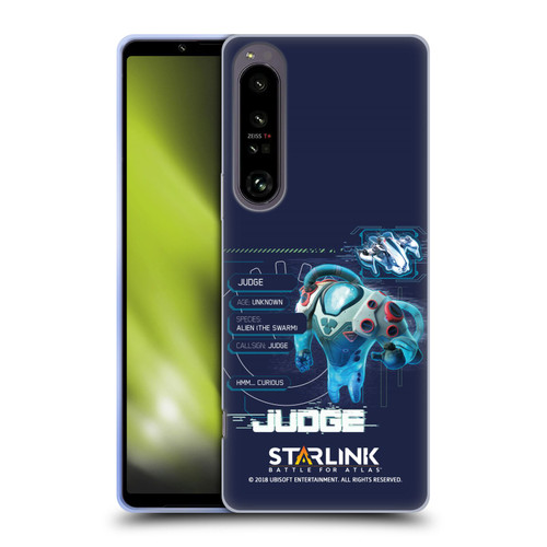 Starlink Battle for Atlas Character Art Judge 2 Soft Gel Case for Sony Xperia 1 IV