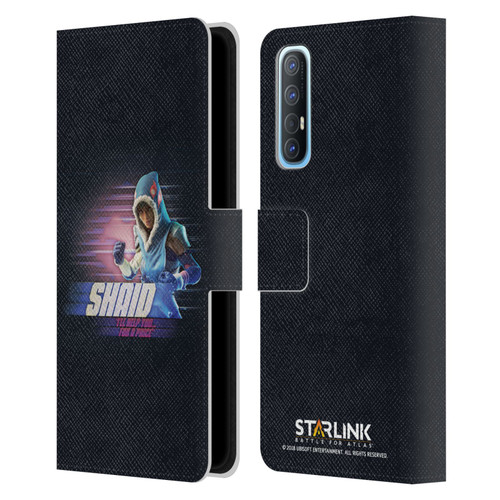Starlink Battle for Atlas Character Art Shaid Leather Book Wallet Case Cover For OPPO Find X2 Neo 5G