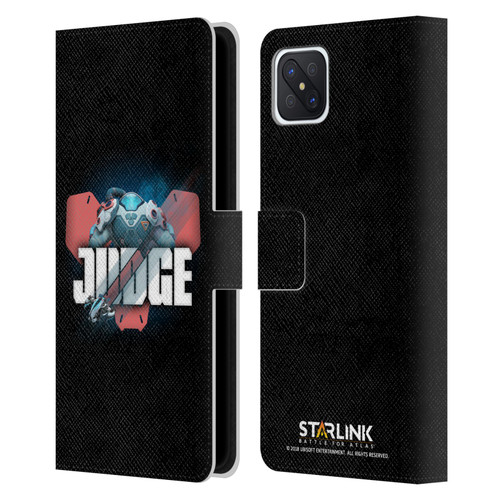 Starlink Battle for Atlas Character Art Judge Leather Book Wallet Case Cover For OPPO Reno4 Z 5G