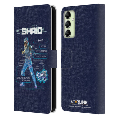Starlink Battle for Atlas Character Art Shaid 2 Leather Book Wallet Case Cover For Samsung Galaxy A14 5G