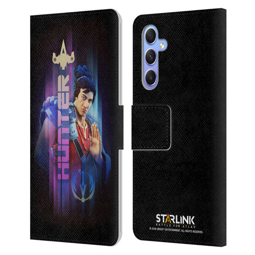 Starlink Battle for Atlas Character Art Hunter Hakka Leather Book Wallet Case Cover For Samsung Galaxy A34 5G