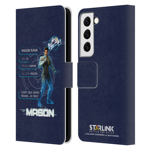 Starlink Battle for Atlas Character Art Mason Leather Book Wallet Case Cover For Samsung Galaxy S22 5G