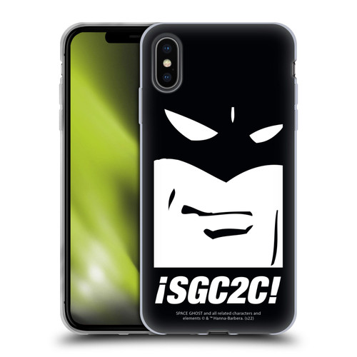 Space Ghost Coast to Coast Graphics Space Ghost Soft Gel Case for Apple iPhone XS Max