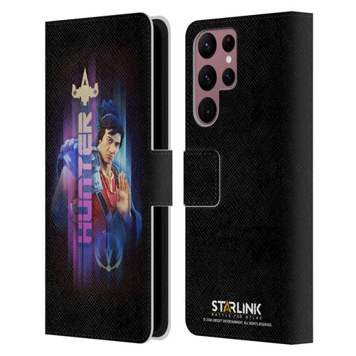 Starlink Battle for Atlas Character Art Hunter Hakka Leather Book Wallet Case Cover For Samsung Galaxy S22 Ultra 5G