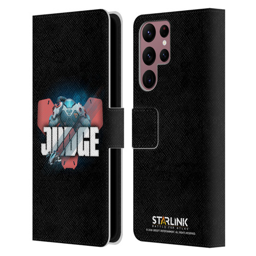 Starlink Battle for Atlas Character Art Judge Leather Book Wallet Case Cover For Samsung Galaxy S22 Ultra 5G