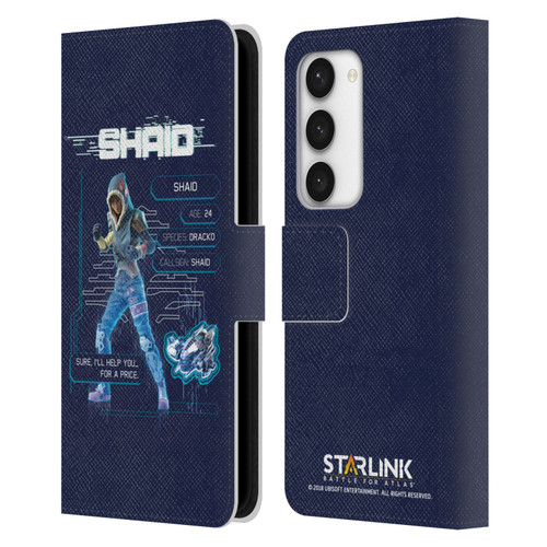 Starlink Battle for Atlas Character Art Shaid 2 Leather Book Wallet Case Cover For Samsung Galaxy S23 5G