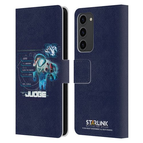 Starlink Battle for Atlas Character Art Judge 2 Leather Book Wallet Case Cover For Samsung Galaxy S23+ 5G