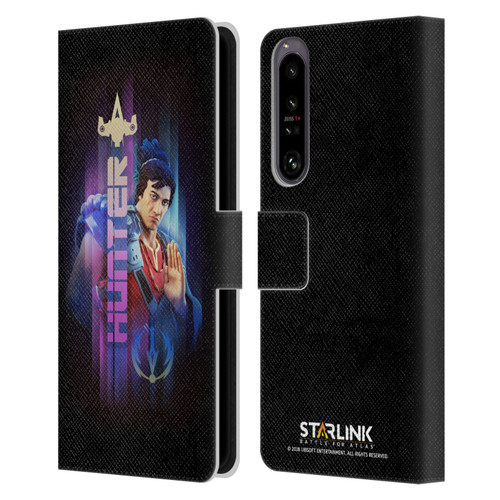 Starlink Battle for Atlas Character Art Hunter Hakka Leather Book Wallet Case Cover For Sony Xperia 1 IV