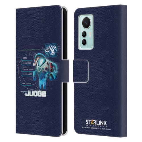 Starlink Battle for Atlas Character Art Judge 2 Leather Book Wallet Case Cover For Xiaomi 12 Lite