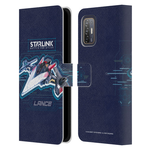Starlink Battle for Atlas Starships Lance Leather Book Wallet Case Cover For HTC Desire 21 Pro 5G