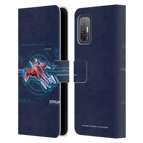 Starlink Battle for Atlas Starships Pulse Leather Book Wallet Case Cover For HTC Desire 21 Pro 5G