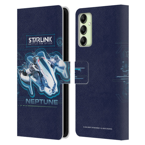 Starlink Battle for Atlas Starships Neptune Leather Book Wallet Case Cover For Samsung Galaxy A14 5G