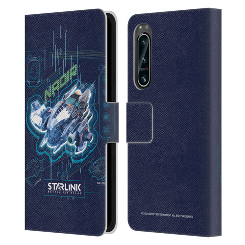 Starlink Battle for Atlas Starships Nadir Leather Book Wallet Case Cover For Sony Xperia 5 IV