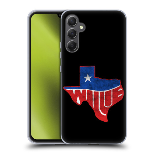Willie Nelson Grunge Texas Soft Gel Case for Samsung Galaxy A34 5G