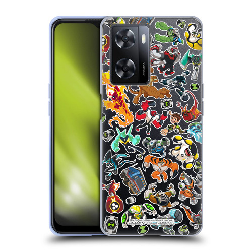 Ben 10: Animated Series Graphics Alien Pattern Soft Gel Case for OPPO A57s
