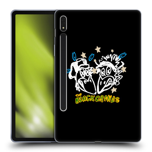 The Black Crowes Graphics Heads Soft Gel Case for Samsung Galaxy Tab S8