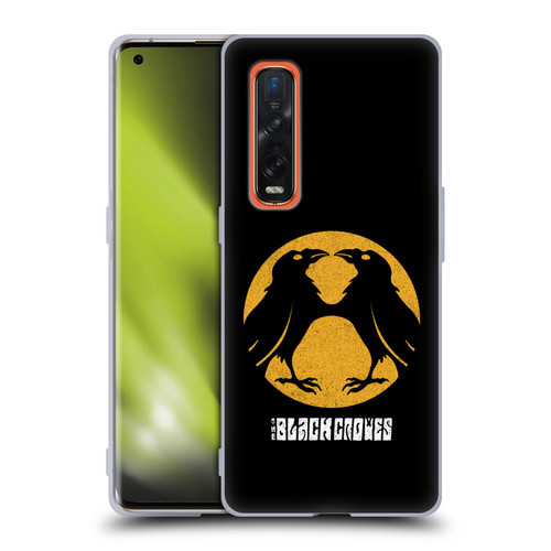 The Black Crowes Graphics Circle Soft Gel Case for OPPO Find X2 Pro 5G