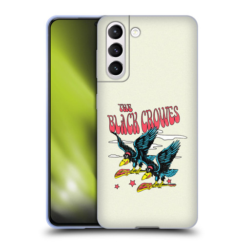 The Black Crowes Graphics Flying Guitars Soft Gel Case for Samsung Galaxy S21 5G