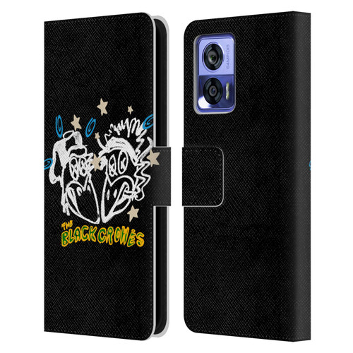 The Black Crowes Graphics Heads Leather Book Wallet Case Cover For Motorola Edge 30 Neo 5G
