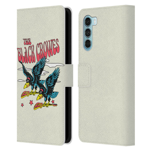 The Black Crowes Graphics Flying Guitars Leather Book Wallet Case Cover For Motorola Edge S30 / Moto G200 5G