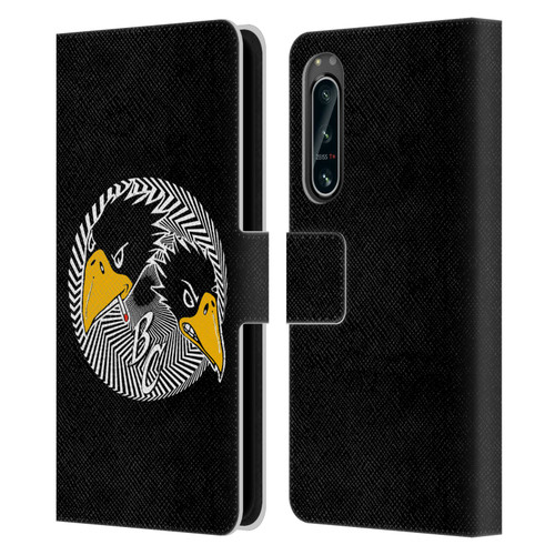 The Black Crowes Graphics Artwork Leather Book Wallet Case Cover For Sony Xperia 5 IV