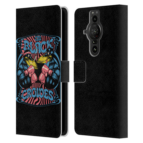 The Black Crowes Graphics Boxing Leather Book Wallet Case Cover For Sony Xperia Pro-I