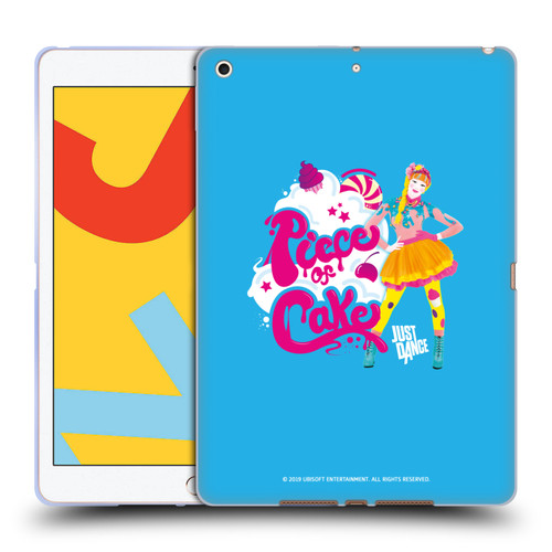 Just Dance Artwork Compositions Piece Of Cake Soft Gel Case for Apple iPad 10.2 2019/2020/2021