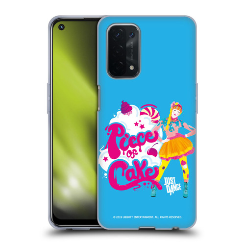 Just Dance Artwork Compositions Piece Of Cake Soft Gel Case for OPPO A54 5G