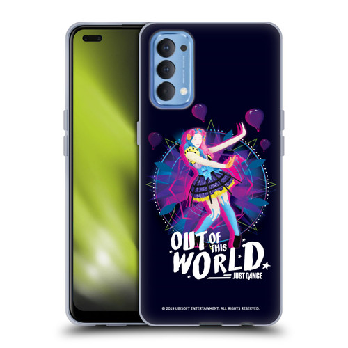 Just Dance Artwork Compositions Out Of This World Soft Gel Case for OPPO Reno 4 5G
