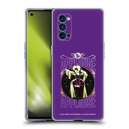 Just Dance Artwork Compositions Applause Soft Gel Case for OPPO Reno 4 Pro 5G